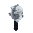 thumbnail image 4 of Funda de cabeza de palo de golf de punto suave, funda de cabeza híbrida animal, funda protectora de golf para cerdo conductor, 4 of 8