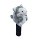 thumbnail image 4 of Funda de felpa suave para cabeza de driver, diseño novedoso de animales, funda protectora para palos de golf cerdo conductor, 4 of 8