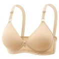 thumbnail image 5 of Nexjvus Cute Bras Women No Rims Hollow Out Gathered Comfortable Bras 38/85 2 Pack, 5 of 5