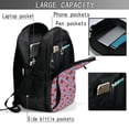 thumbnail image 4 of Balery Strawberries Print USB Charging Backpack for Men and Women - Water-Resistant, Anti-Theft Laptop Backpack with USB Port for Travel, Work, School, and College, 4 of 7