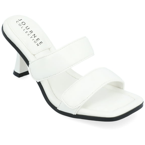 Journee Womens Essey Puffy Slip On Sandals