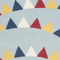thumbnail image 3 of SAFAVIEH Martha Stewart Party Time Geometric Triangles Wool Area Rug, Sunken Pool, 8'x10', 3 of 3