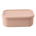 thumbnail image 2 of Lunch Box Leak Proof Food Grade Large Capacity Microwave Safe Temperature Resistant Storage Portable Silicone Bento Box with Lid School Supplies, 2 of 8