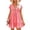Red, variant on Dresses for Women 2026 Spring Summer Short Sleeve Button Down Loose Mini Babydoll Ruffle Hem Dress Beach Vacation Clothes
