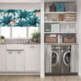 thumbnail image 5 of LALILO Kitchen Curtain Valance Exotic Summer With Palm Tree Rod Pocket Window Curtain 52"x 18" Set of 2, 5 of 5
