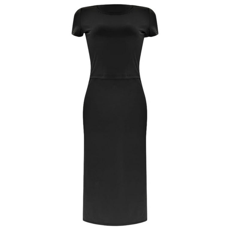 black formal dress petite Petite Black Classic A-Line V-Neck Ball Gown