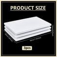 thumbnail image 2 of 3Pcs 1/2 Inch White Foam Boards 12x8 Inch Rectangle PVC Foam Sheet Poster Board for Mounting Crafts Art Display Presentation and Projects, 2 of 9