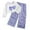 Z2 Purple, variant on REDARER Girls 2-Piece Sweatshirt & Trousers Set - Soft Twill Long Sleeve Pullover with Layered Pants, Bow Print Casual Playwear for Fall,6-7 Years
