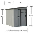 thumbnail image 2 of Relyard 5x7 Metal Outdoor Storage Garden Shed, 2 of 5