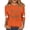 Gold, variant on Halloween Womens Shirts 3/4 Sleeve Funny Pumpkins Print Crew Neck T-Shirts Halloween Costume Holiday Blouse