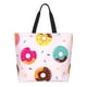thumbnail image 1 of Balery Donut Bolsa Tote Estilo Estético con Cremalleras, Bolsa de Hombro, Bolsa de Compras Grande y Plegable, 1 of 8