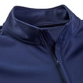 thumbnail image 6 of Tgw Mens Solid Midweight Golf Pullover Jacket for Golfing Navy L, 6 of 6