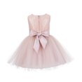 thumbnail image 2 of Ekidsbridal Girl Pageant Flower Girl Dress - Knee Length Sequin Mesh Tulle 124-A (Size: S-10), 2 of 3