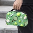 thumbnail image 2 of Tennis Electronic Organizer Travel Case - Oxford Cloth Waterproof Travel Organizer for Computer Cable and Gadgets Storage, 2 of 6