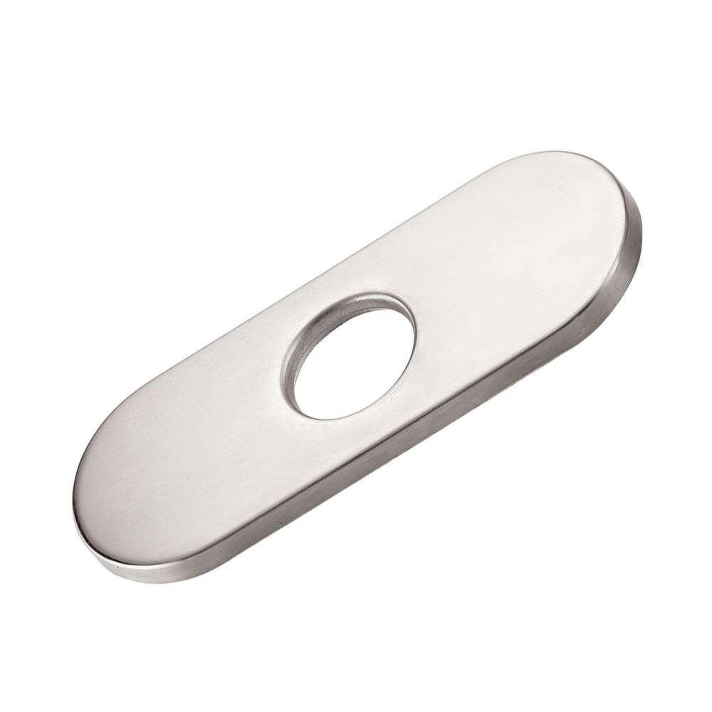 AiHom 6Inch Bathroom Sink Faucet Hole Cover Deck Plate Escutcheon