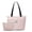 Pink, variant on XINLANER Tote Bag for Women, Lightweight Work Handbag Teacher Nurse Quilted Shoulder Bag for School Travel Gym
