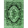thumbnail image 1 of Ahgly Company Indoor Rectangle Medallion Emerald Green French Area Rugs, 4' x 6', 1 of 4