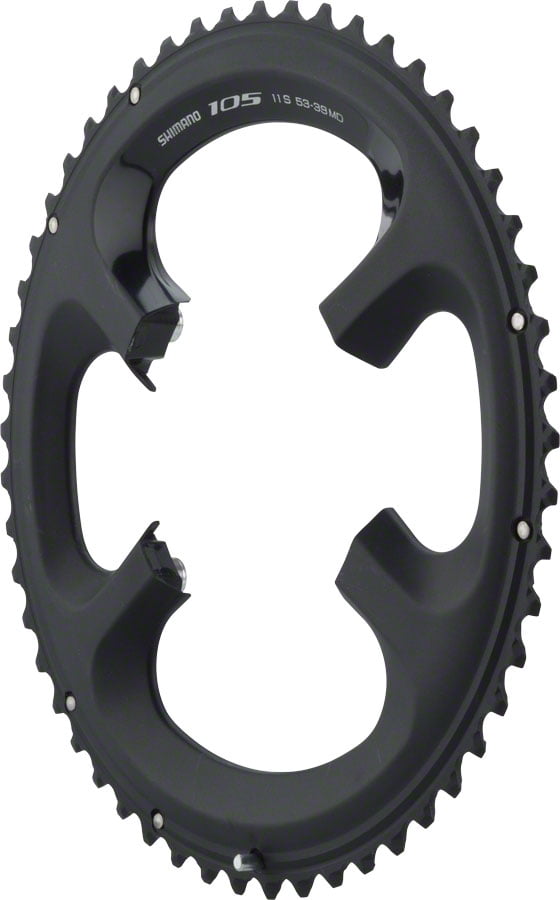 Shimano 105 5800-L 53t 11-Speed Chainring Black - Walmart.com