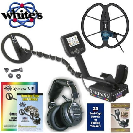 Whites Spectra V3i Metal Detector with Headphones 10" DD ...