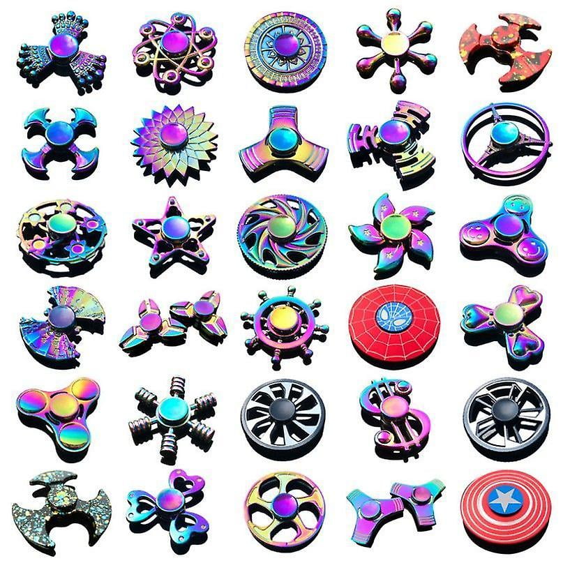 Colorful Hand Spinner Edc Fidget Spinner Rainbow Spiner Anti