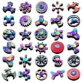 thumbnail image 1 of 1pcs Metal Rainbow Fidget Spinner Colorful Edc Hand Spinner Anti-anxiety Toy For Spinners Focus Relieves Stress Adhd Finger Spinner random style, 1 of 3