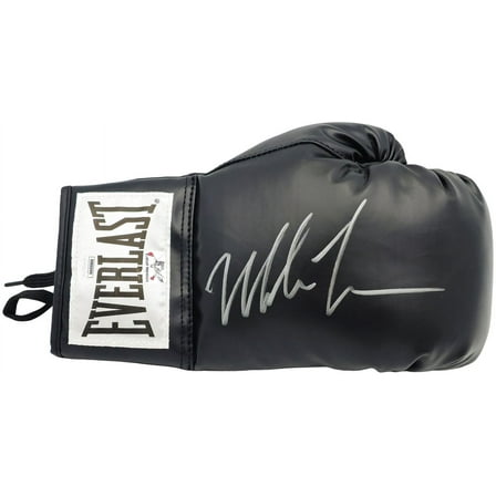 Mike Tyson Autographed Black Everlast Right Handed RH Boxing Glove Right Handed RH Boxing Glove JSA 228079