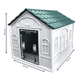 thumbnail image 3 of Casa MASCOTAS Con Puerta 75x63x65 Termica Malubero TEJA VERDE- BLANCO, 3 of 5