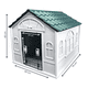 thumbnail image 3 of Casa MASCOTAS Con Puerta 75x63x65 Termica Malubero TEJA VERDE- BLANCO, 3 of 5