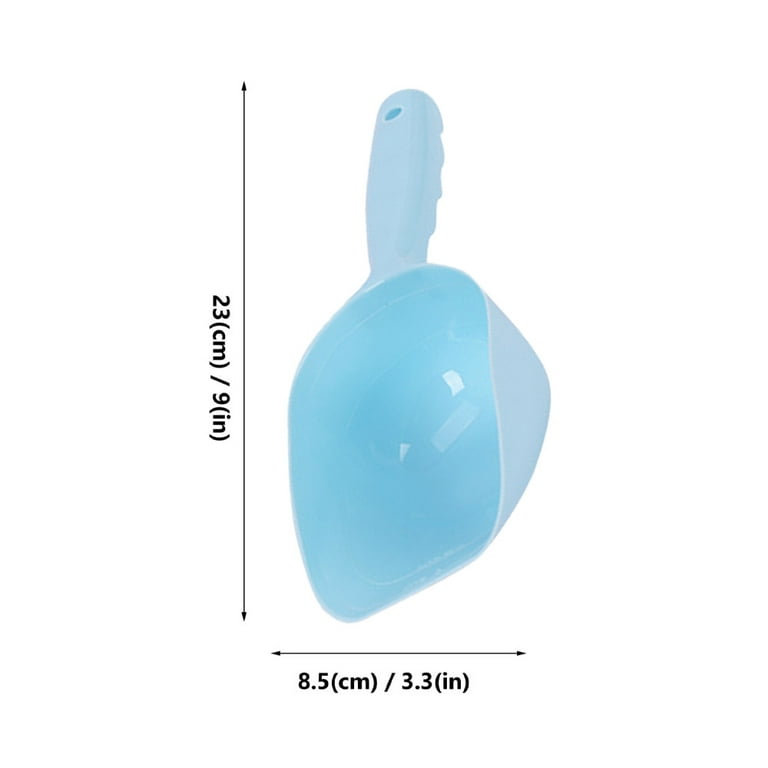 Multi-purpose Plastic Kitchen Scoops Pet Food Scoop Bar Scooper for  Canisters, Flour, Powders, Dry Foods, Candy, Pop Corn, Coffee Beans and Pet  Food - blue 