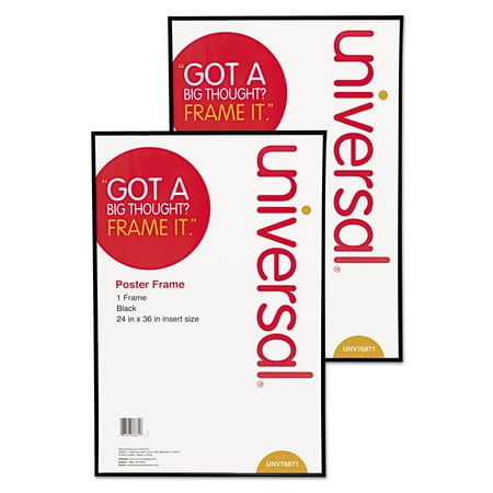 Universal Glossy Black Poster Frame - Set of 2