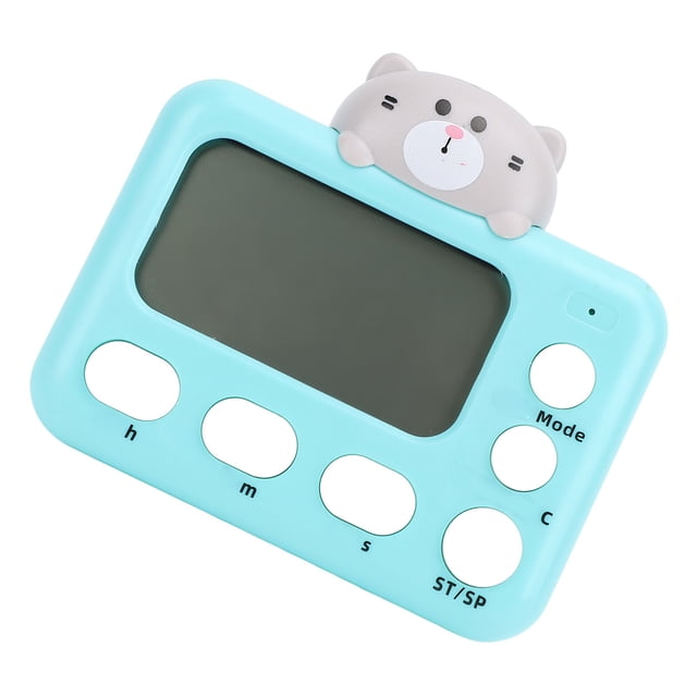 Temporizador Digital De Cocina, Temporizador Digital De Animales De Dibujos Animados Con Parte Trasera Magnética, Pequeño Temporizador Electrónico Para Cocinar Y Estudiar