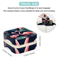 thumbnail image 5 of Flamingo Travel Portable Jewelry Box - Square Organizer Box with Bracelet Holder, Earring Organizer – Store Rings, Earrings, Necklaces, Bracelets, and More! Suitable for Girls and Women, 5 of 6
