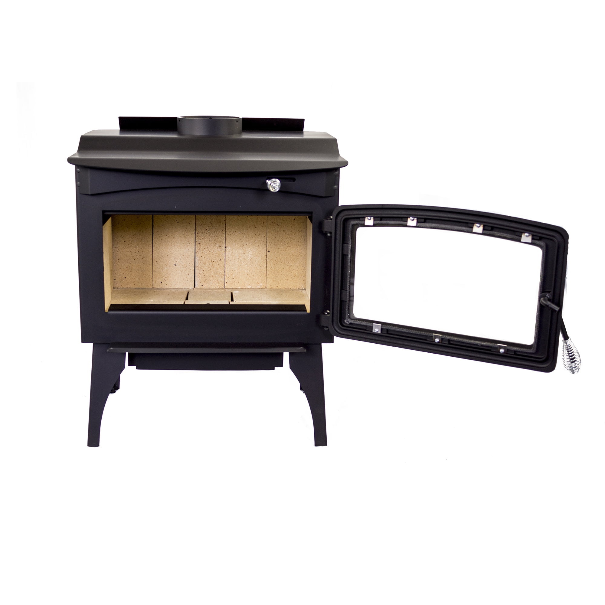 Pleasant Hearth 1800 sq. ft. Medium Wood Burning Stove with Legs -  Walmart.com