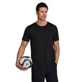 thumbnail image 5 of RBX Active Men's Tonal Jacquard Grid Quick Drying Workout T-Shirt, 5 of 5
