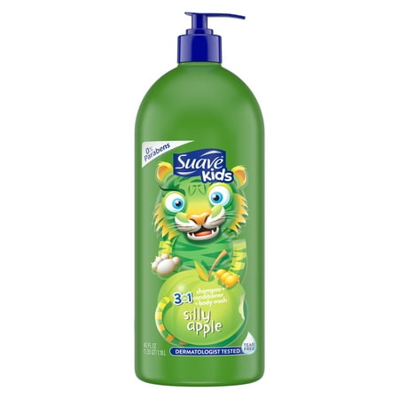 UPC 079400542496 product image for Suave 3-in-1 Shampoo  Conditioner  Bodywash  Silly Apple Refreshing  Tear-Free f | upcitemdb.com