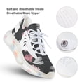 thumbnail image 3 of Lines, Hearts, Four-leaf Clovers Walking Shoes for Men Woman Lightweight Tennis Fashion Elastic Sports Shoes Cushion Basketball Shoes, 3 of 7