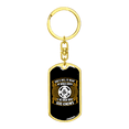 thumbnail image 4 of God's Will Stainless Steel or 18k Gold Premium Swivel Dog Tag Keychain, 4 of 16