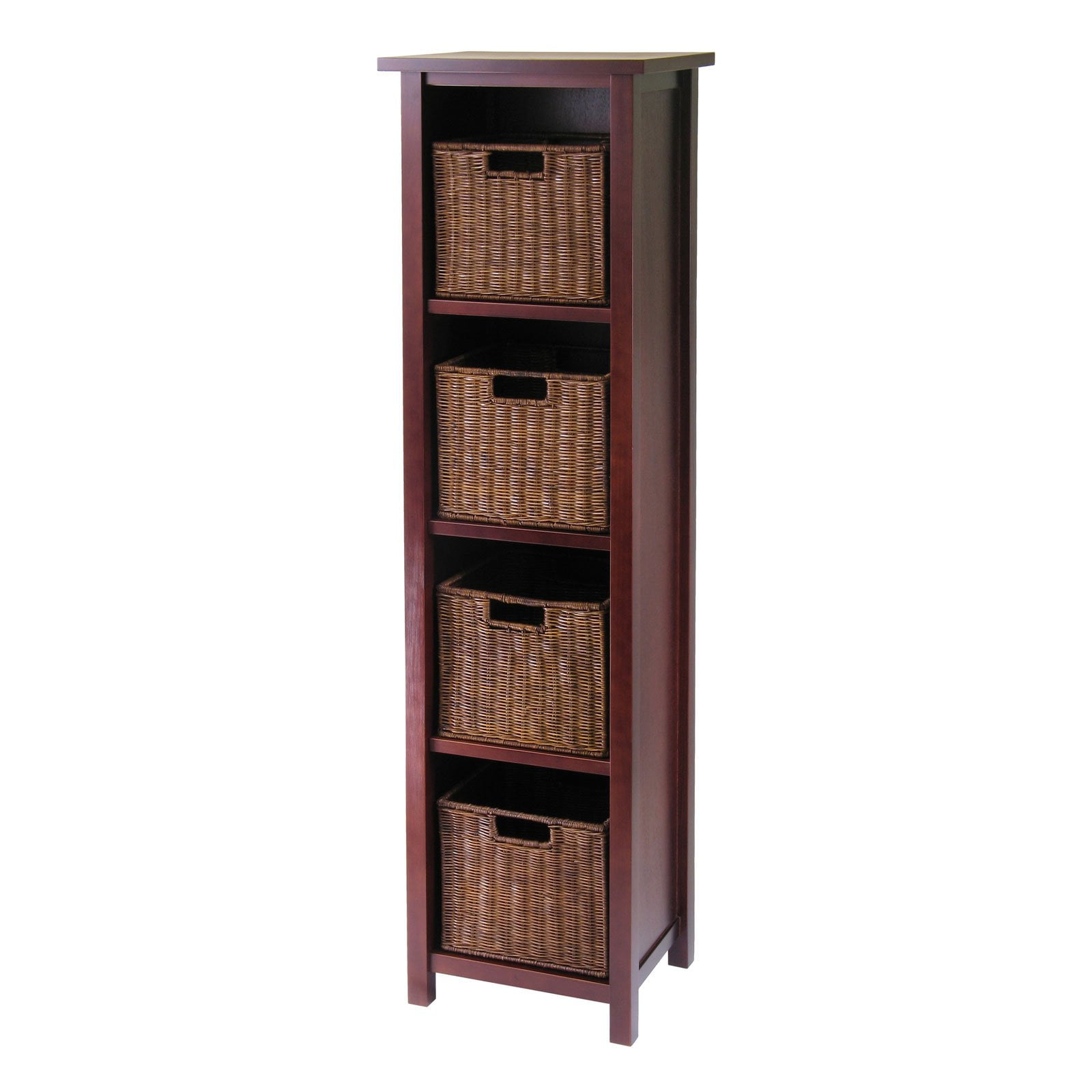 Milan 5pc Storage Shelf With Baskets Cabinet And 4 Small 3 Milan 5pc Storage Shelf With Baskets Cabinet And 4 Small 3 Cartons Com