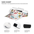 thumbnail image 3 of Yiaed Dinosaur Print Sport Sun Visor Hats Adjustable Empty Top Baseball Cap Cotton Ball Caps for Women and Men, 3 of 5