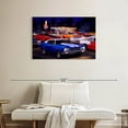 thumbnail image 2 of Elephant Stock Fast Fred's Wall Art - Horizontal Canvas Wall Art - Home Office Wall Decor - Transportation Canvas - Blue And Red Decor By Bruce Kaiser - 36" x 24", 2 of 8