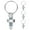 Silver, variant on 4pcs Spring Plunger Indexing Pin Spring Loaded Plunger with Pull Ring Non Lock- Out Knob Plunger Press for Cabinet Industrial Equipment and Appliance