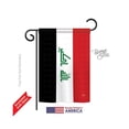 thumbnail image 1 of Breeze Decor 58248 Iraq 2-Sided Impression Garden Flag - 13 x 18.5 in., 1 of 1