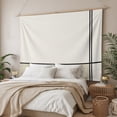 thumbnail image 3 of Beige Geometric Tapestry for Bedroom Wall Hanging Tapestry, Modern Color Block Black Lines Abstract Art Ceiling Backdrop Tapestries Poster Blanket Wall Decor for Teens Room Living Room Dorm 51" x 59", 3 of 8