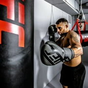 UFC Performance Rush Training Gloves - 16oz, Black - Enhanced Performance, Protection and Durability in Boxing, MMA, Muay Thai, Kickboxing, Heavy Bag Training - Intermediate Level