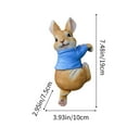 thumbnail image 3 of Costeam Resin Easter Bunny Flower Pot Hanger，Decorative Pendant for Garden Planter and Holiday Decor, 3 of 6