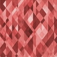 thumbnail image 1 of Ahgly Company Indoor Square Patterned Ferrari Red Area Rugs, 6' Square, 1 of 1