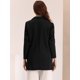 thumbnail image 4 of Chaqueta Clásica de Tabajo de Manga Larga con Botones y Solapa para Mujer Blacer Elegante Negro L, 4 of 5