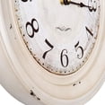 thumbnail image 3 of Yosemite Circular Skip Movement Wall Clock Distressed White Frame, 3 of 9