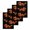 Orange, variant on Dragon Flames Kitchen Dish Towels for Drying Dishes Set of 3, Green Dragons Abstract Modern Art Waffle Weave Microfiber Hand Tea Bathroom Towels Quick Dry & Absorbent Towel 12x12
