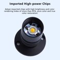 thumbnail image 5 of Foco Led USB 3W DC5V, escaparate de joyería, lámpara para mostrador, minifoco de techo montado en superficie, enchufe USB negro/plateado, 5 of 5